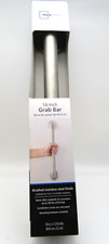 Mainstays 16 inch Grab Bar with 3 1/2" Grip, Concealed Screws, Stainless Steel