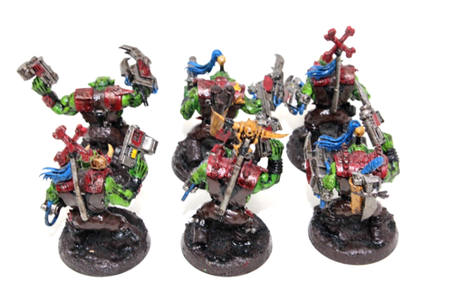 Warhammer Orks Ork Nobz Well Painted JYS42 - Picture 3 of 4