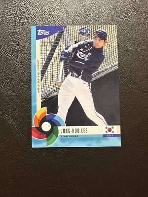 2023 Topps World Baseball Classic Global Stars Jung-Hoo Lee #38 Light Blue /99