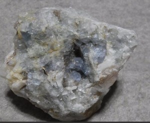 Blue and clear Cubic Fluorite Crystals  Blanchard  Mine, Socorro Co. New Mexico