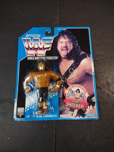 1993 WWF WWE Hasbro Headshrinker Samu Wrestling fi...