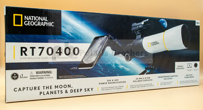 National Geographic RT70400 70mm Reflector Telescope Panhandle Mount Ships Free!