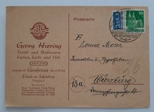 BRD All. Besetz. Postkarte K&ouml;lner Dom mit Notopfer, SST Georg Hoering Grafenau