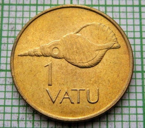 VANUATU 1999 1 VATU, Charonia tritonis - TRITON SHELL, UNC LUSTRE - 第 5/6 張圖片