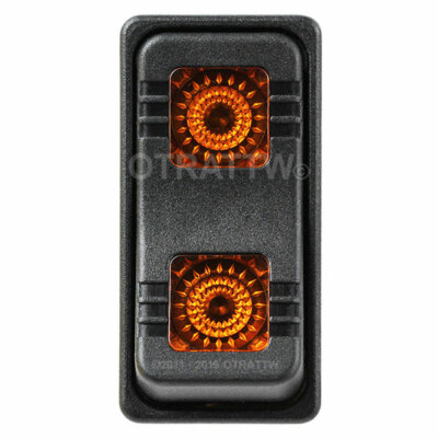 OTRATTW Carling Tech Contura X Rocker Switch, Polaris, PLAIN AMBER LENS ...