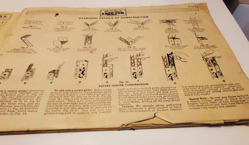 The Mysto Erector Set No. 1 Mysto Manufacturing Co. 1912 - Picture 20 of 20