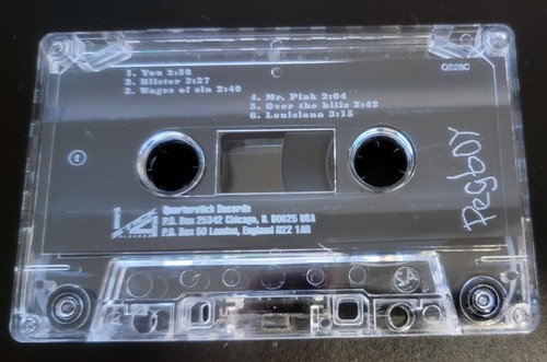 Pegboy "Earwig" 1994 cassette (Quarterstick) - Picture 2 of 3
