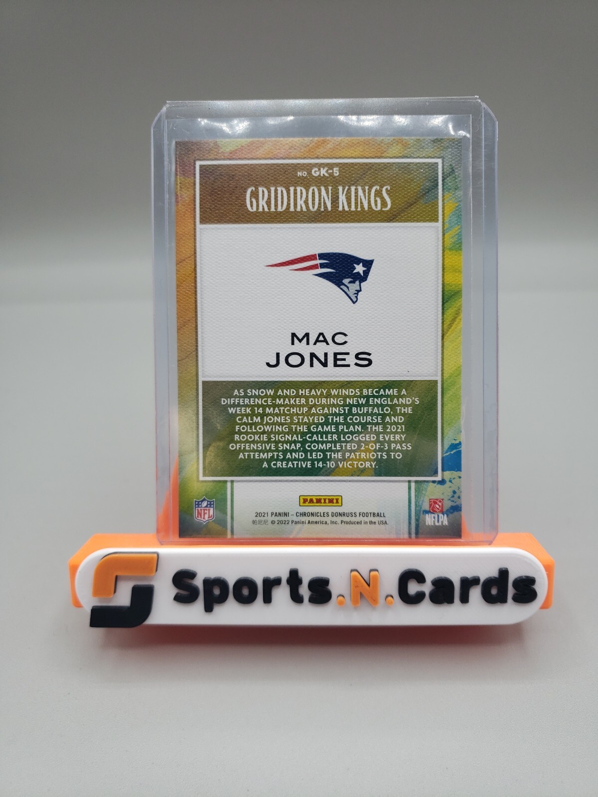 MAC JONES 2021 PANINI CHRONICLES DONRUSS GRIDIRON KINGS GK5 eBay