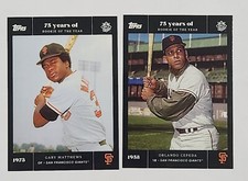 2022 Topps MLB Rookie of the Year 75th Anniversary Baseball Cards Checklist 24