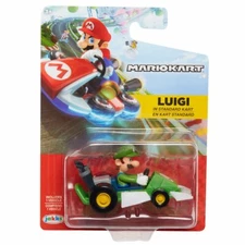 Super MarioKart-Nintendo-Character Figure-Luigi-Collectible-Licensed-New In Pack