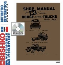 1948-1949 Dodge Truck All Models Factory Shop Service Manual