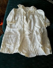 VINTAGE LATE 1800's   VICTORIAN BABY CHILD'S SILK IVORY CHRISTENING COAT JACKET