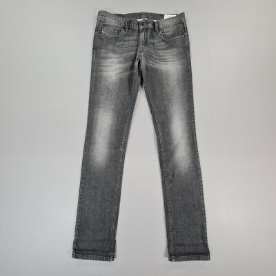 Diesel Womens Jeans Grey W29 L32 Straight Leg Livy Stretch