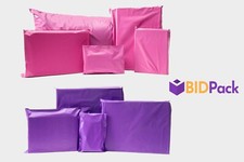 Pink & Purple Postage Mailing Bags│Poly Mailers Bags│Strong Self Seal│Postal Bag