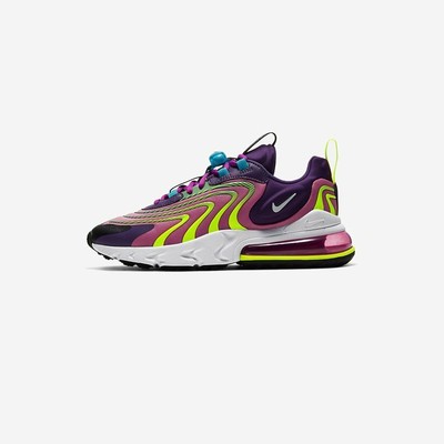 nike air max 270 react purple and green