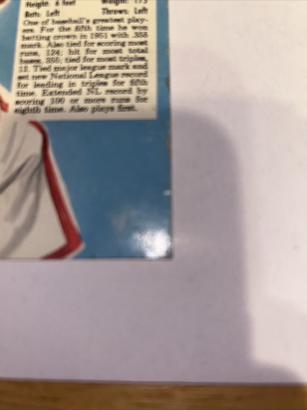 1952 RED MAN STAN MUSIAL Tabaco card St. Louis Cardinals Ball Of Fame HOF - Picture 5 of 10