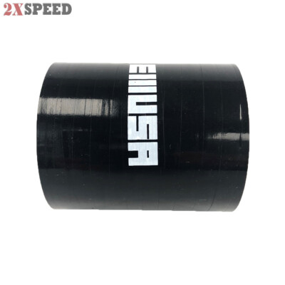 2.25'' I.D. Black Straight Silicone hose Coupler 4 layer polyester high Temp