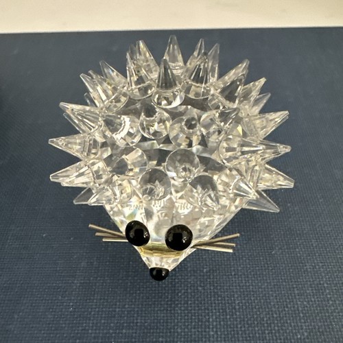 Statuina cristallo Swarovski vintage riccio porcospino baffi taglia media ritirata - Foto 7 di 7