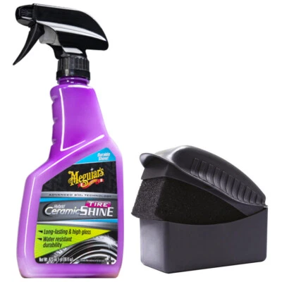 Meguiars Reifenglanz Hybrid Ceramic Tire Shine Reifenglanzspray + medicazione pneumatici