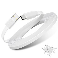 30FT Type C Extension Cable for CCTV Security Camera,Blink mini 30FT, White