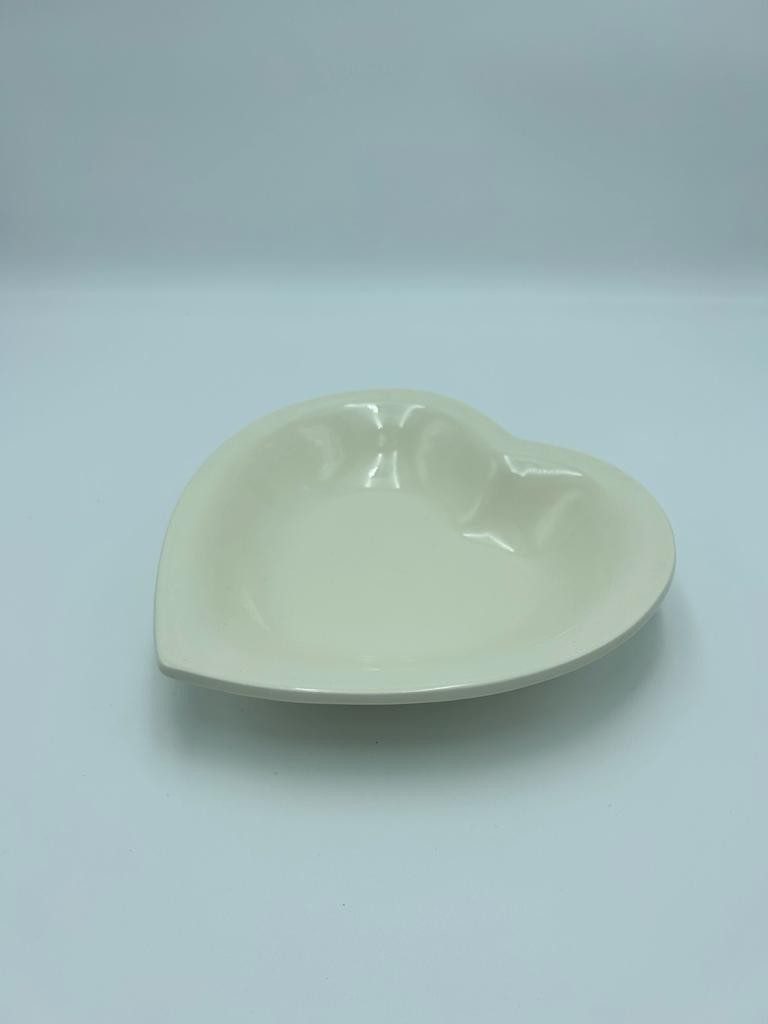 Idee Regalo: Svuotatasche Cuore EGO Ceramica Avorio | Bomboniere