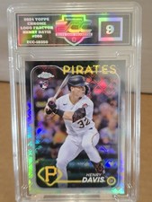 2024 Henry Davis Topps Chrome Logofractor #260 Pirates RC ECC 9 🚫PSA