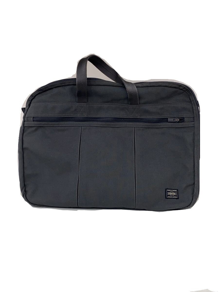 PORTER Briefcase Canvas GRY Solid from Japan - image 2