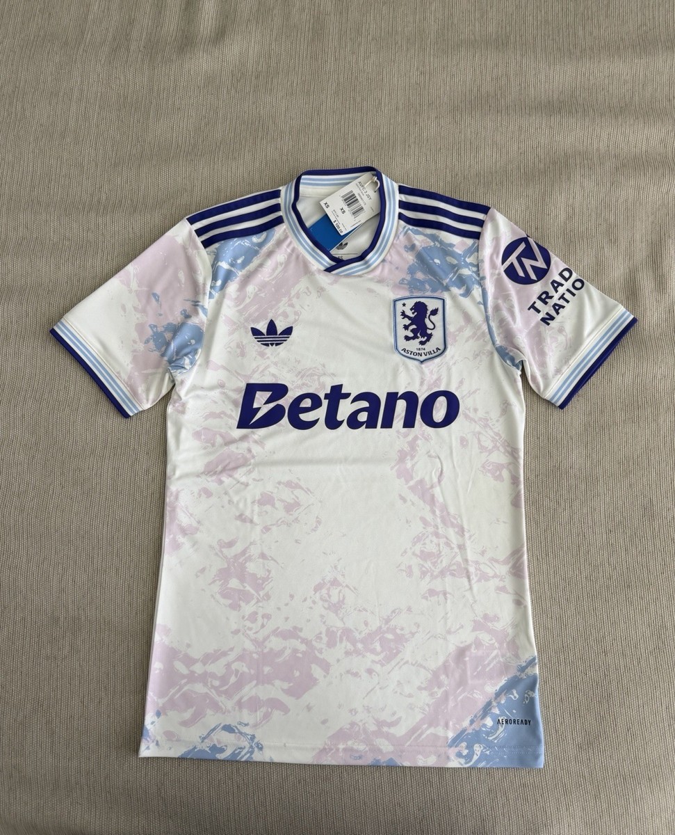 Adidas Original Aston Villa FC Football Shirt Mens XS 2025/26