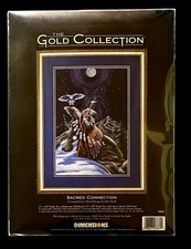 VTG DIMENSIONS~ SACRED CONNECTION ~ 3869~ Counted Cross Stitch ~BRAND NEW SEALED