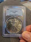 1993 Silver American Eagle Coin PCGS MS-69 Grade