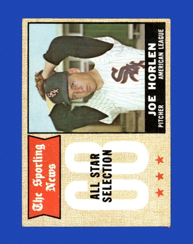 1968 Topps Set-Break #377 Joe Horlen EX-EXMINT *GMCARDS*