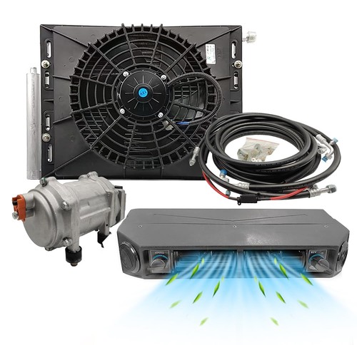 12V Under Dash Air Conditioning Kit 10000BTU Electric AC for Car Van Truck RV
