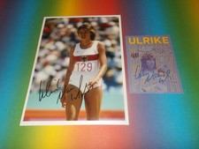 Ulrike Meyfarth Hochsprung Gold 1972 signed signiert Autogramm 20x28 Foto + AK