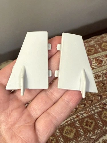 Vintage 1983 Hasbro GI Joe Skystriker Set of 2 Engine Covers Hatch Door Part