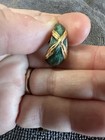 Goldtone Metal Barrett And Enamel Post Earrings — photo 2