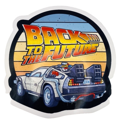 Back To The Future Inspired Xbox PlayStation Decal Wall Poster Vinyl Sticker