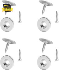 6 Pack Magnetic Cabinet Latches - Heavy Duty Hardware Fittings for Secure Closur