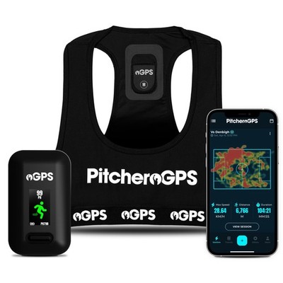 PitcheroGPS Fußball Tracker & Weste - Tracks 18 Key Performance Metrics - Inkl...
