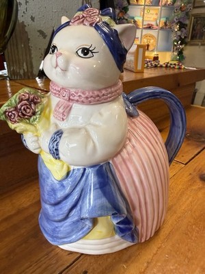 VTG The Cook s Bazaar Brand cat teapot Taiwan
