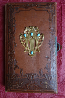 schönes Fotoalbum antik CDV KAB Jugendstil Fotos Fotografie Pappfotos Atelier