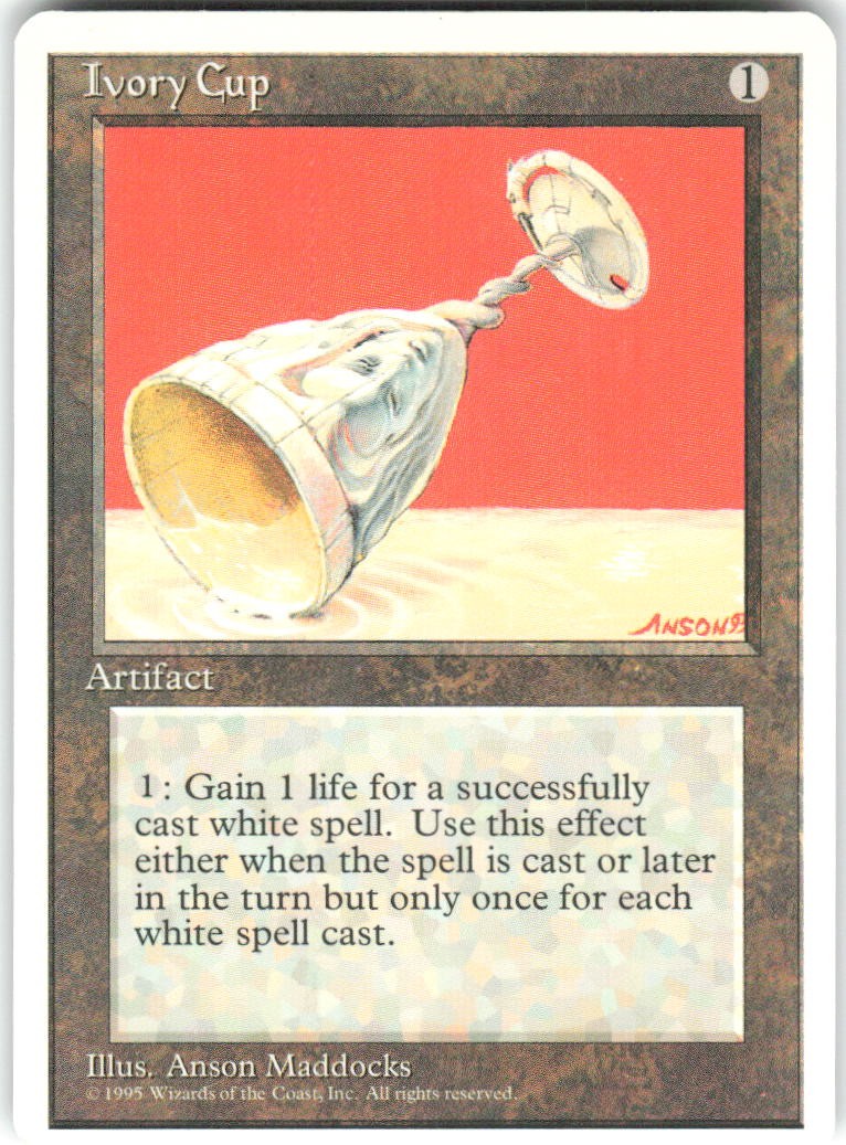 Ivory Cup Fourth Edition 4ED MP Magic: The Gathering Card TCG