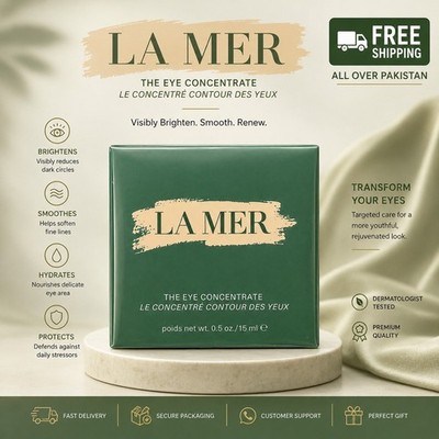 La Mer The Eye Concentrate 0.5oz 15ml New Sealed Free Shiping