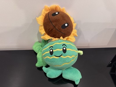 Plants vs. Zombies Plush PvZ Set of 2 K/O Kai Hong Sunflower &  NKB  Melon-pult