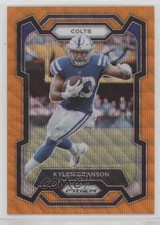 2023 Panini Prizm Orange Wave Prizm 57/60 Kylen Granson #128 rp9