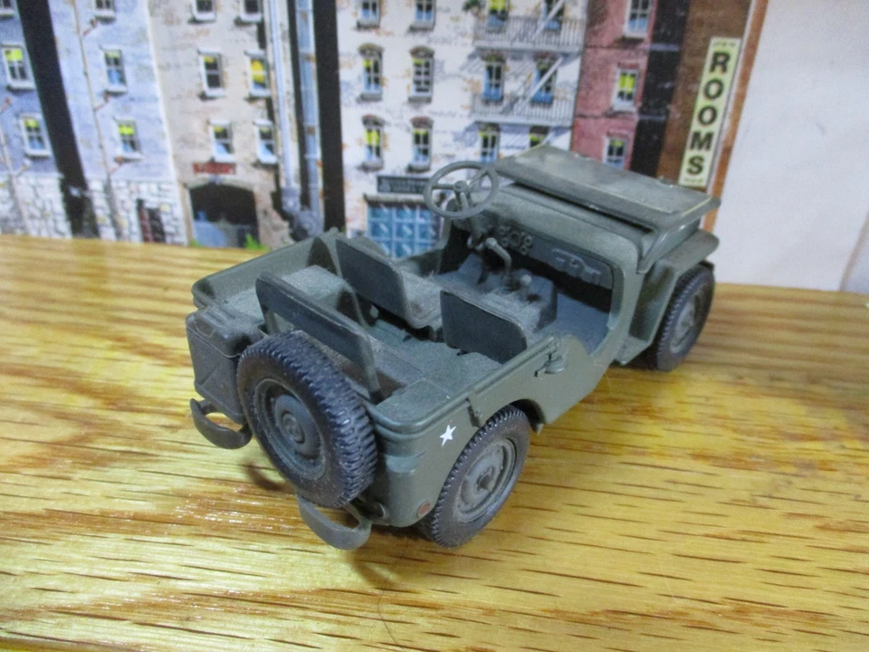 VINTAGE GATE ARMY WW#2 WILLYS Die Cast Metal JEEP Scale 1/32~VG CONDITION - Image 2 of 4