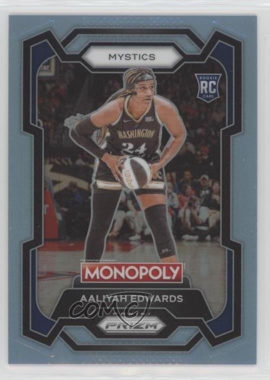 2024 Panini Prizm Monopoly WNBA Light Blue Prizm 42/199 Aaliyah Edwards #13 aj5