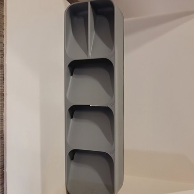 JosephJoseph Drawer Compact Utensil Organizer For Kitchen Compact, Gray EUC