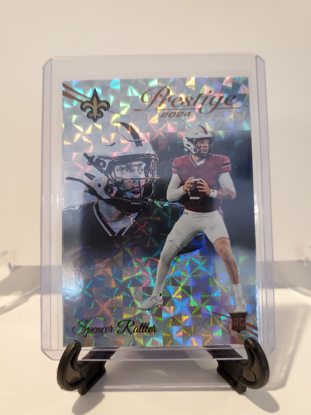 2024 Panini Prestige - Rookies Spencer Rattler #359 Xtra Points Hyper (RC)