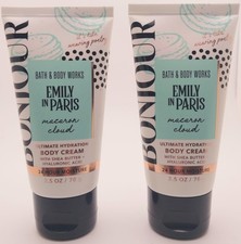 Bath  Body Works Macaron Cloud Emily In Paris Body Cream Travel Size Set of 2