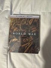 WORLD WAR Z STEELBOOK 4K ULTRA HD + BLU-RAY NEW! SEALED!